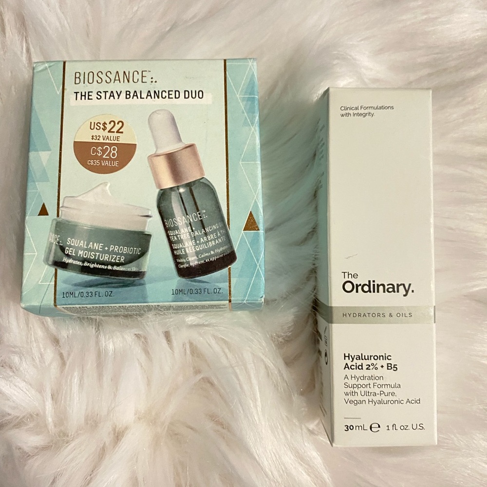 Ordinary acid and Biossance